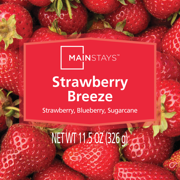 Mainstays 3-Wick Scented Glass Jar Candle, Strawberry Breeze, 11.5 oz
