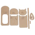 thumbnail image 1 of Acrylic Template Durable Transparent Clear DIY Wallet Stencil for Decorative Pendant Phone Bag, 1 of 14
