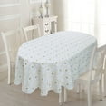 thumbnail image 3 of Oval Tablecloth for Oval Table Waterproof Table Cloths for Dining Room Indoor Outdoor Home Decorative Table Cover-54x72in, 3 of 6