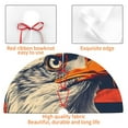 thumbnail image 3 of KLL 30" Christmas Tree Skirt American Bald Eagle A Xmas Tree Skirts Mat for New Year Xmas Holiday Party Indoor Outdoor Home Decoration, 3 of 5