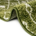 thumbnail image 6 of Unique Loom Tribal Trellis Collection Area Rug - Alaoui (7' 10" Round Green/Ivory), 6 of 11