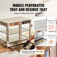 thumbnail image 4 of VEVOR Commercial Food Warmer Display Food Display Warmer for Hamburger, Pizza, Bread, Fried Chicken 800W - 58L Large Capacity, 4 of 5