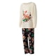 thumbnail image 3 of Pijamas navideños familiares Fiomva, conjunto familiar de pijamas navideños a cuadros de ciervo, ropa de dormir navideña para adultos, niños y bebés., 3 of 8
