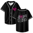 thumbnail image 2 of AJ Lee Merch Love Bites Baseball Jersey Shirt V-Neck Women Men Short Sleeve Streetwear Clothes, 2 of 3