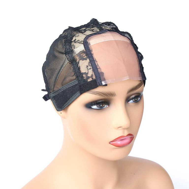 Black Mesh Dome Cap Breathable Glueless Stretchable Spandex Hair Net Weave  Cap for Making ONE Wig