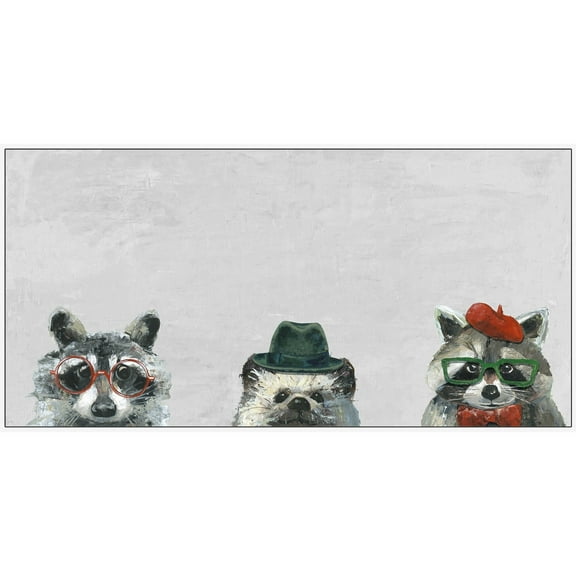 The Artists IV Floater Framed Painting Print on Canvas