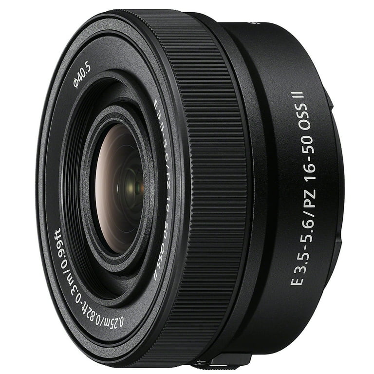 SONY E PZ 16-50 OSS II（SELP16502） Sony SELP16502 E PZ 16-50 mm F3.5-5.6 OSS II - Walmart.com