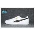 thumbnail image 2 of PU & MA Clyde Core Leather Foil White Black Lace Up mens casual Sneakers 364669-01, 2 of 6