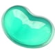 thumbnail image 1 of Reposamuñecas de gel de silicona con forma de corazón, translúcido, ergonómico, almohadilla para ratón, almohada para manos fresca, eficaz contra la fatiga de la muñeca (verde), 1 of 4