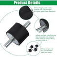 thumbnail image 3 of Anti Vibration Shock Absorber For Air Compressor Pump, Rubber Vibration Isolator With Easy Installation And Wide Application Range, High Quality Materials Provide Strong Connection (4Pcs), 3 of 5