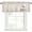 Brown, variant on Happy Easter Rod Pocket Curtain Valance, Bow Bunny Colorful Eggs Flowers Vines Farmhouse Window Valance for Living Room, Bedroom, Kitchen 54"W x 18"L