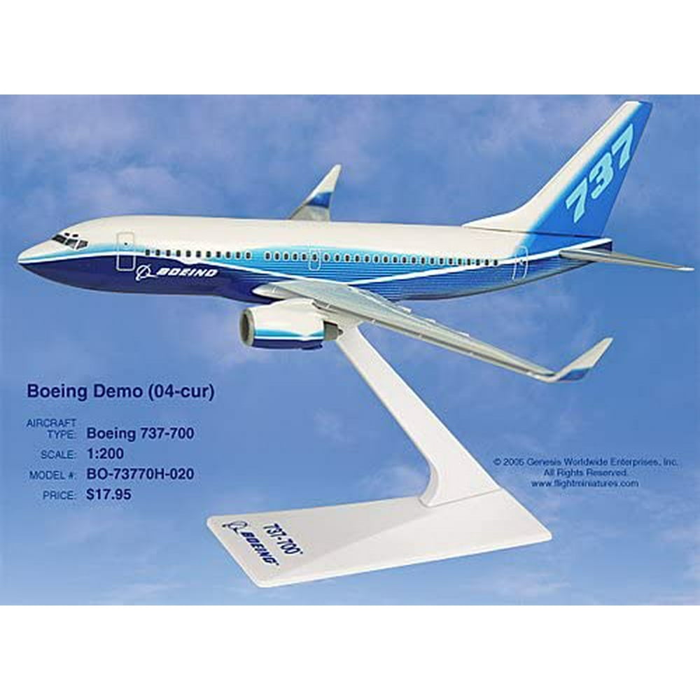 Boeing 737700 "Dreamliner" w/ Winglets (1200); BO73770H020