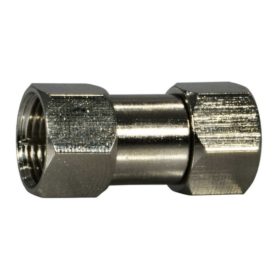 3/8"-32 M to M Coaxial Coupler F-Type Connectors (2 pcs.)