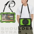 thumbnail image 7 of for Samsung Galaxy Tab S8/S7 Case 11 inch, 360 Rotating Shockproof Cover with Stand, Handle, Shoulder Strap (SM-X700/SM-T870), Lime, 7 of 7