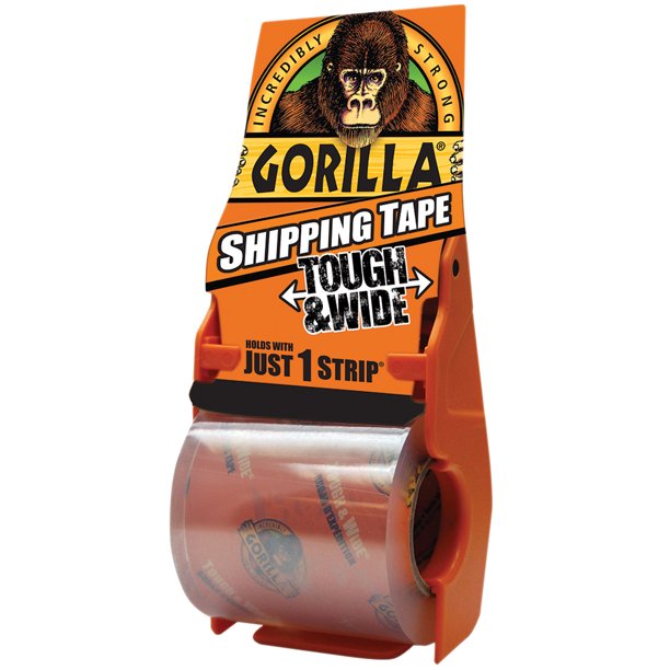 Gorilla Shipping Tape 3.4 Mil 3" x 36 yds. Clear 1/Case ADHGGT335