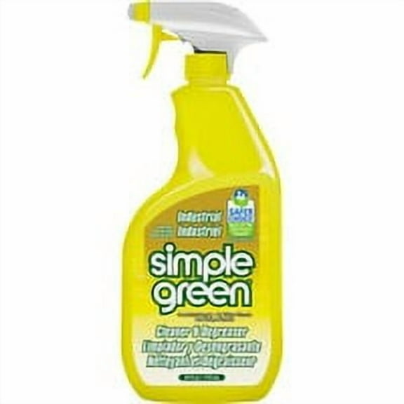 2Unit Simple Green Industrial Cleaner/Degreaser, Concentrate Spray - 24 fl oz (0.8 quart) - Lemon Scent - 1 Each - Lemon