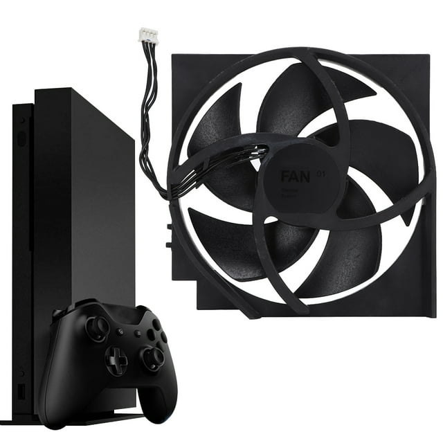 Ventilador de refrigeración interno ABS duradero para Xbox ONE S OEM 5 aspas 4 pines