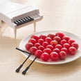 thumbnail image 4 of REOFLYUP Forks Black Fruit Picks Forks Birthday Wedding 2Pcs 4.3x4.5x2.6in, 4 of 5