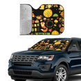 thumbnail image 4 of Disketp Windshield Sun Shade, Car Sun Shade For Front Window Hello Fall Sunshades Sun Visor Protector Blocks Uv Rays Foldable, 4 of 9
