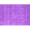 thumbnail image 1 of Ahgly Company Indoor Rectangle Oriental Purple Industrial Area Rugs, 2' x 4', 1 of 4