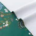 thumbnail image 6 of JJCOITR Sage Green Vintage Curtains Drapes Grommet Luxury Whimsical Floral Lemon Hummingbird Mid Century Colorful Blackout Drapes for Living Room Bedroom,1 Panels, 52"x84", 6 of 9