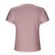 thumbnail image 2 of Blusas de Encaje de Manga Corta con Capucha de Cuello en V, 95% Poliéster 5% Spandex Camiseta de Manga Corta con Capucha, 2 of 6