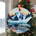 thumbnail image 2 of Custom Antarctica Ornament |Faux |Unique Souvenir |Vacation Travel Gift | Holiday Anniversary |Christmas Decor, Holiday Keepsake, Xmas Tree Hanging Decoration, Seasonal Gift Idea,, 2 of 5