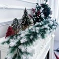 thumbnail image 4 of Neoyler Christmas Garland Indoor Mantle Decoration with Realistic Needles for Wall Door Room Holiday Arrangements and Festive Home Ambience 70.9in Green, 4 of 7