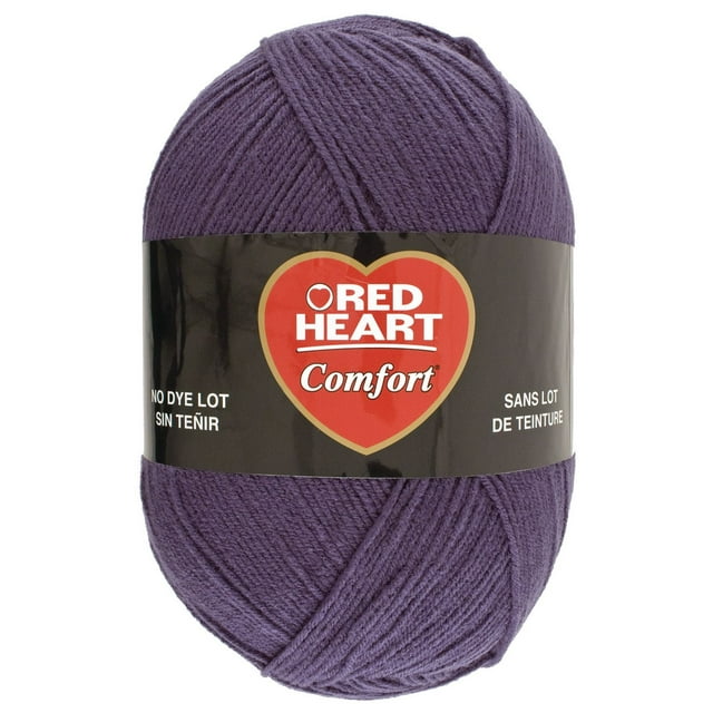 Red Heart® Comfort® Yarn, Solid, Acrylic #4 Medium, 16oz/454g, 867 Yards