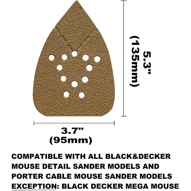 BLACK+DECKER BDEMS600 Mouse Detail Sander with BDAMX Mouse