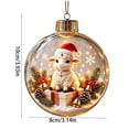 thumbnail image 3 of Light Up Sheep Christmas Ornament, 3.9 Inch Mini Story Ball with Holiday Scene for Tree Window Mantel Seasonal Decor, 3 of 6