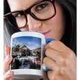 thumbnail image 2 of 3dRose, USA, Colorado, Beaver Creek Ski Resort ice rink - US06 WBI0044 - Walter Bibikow, 11oz Two-Tone Blue Mug, 2 of 7