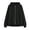 Black, variant on Women's Full Zip Hoodie Sweatshirt with Pockets Heavyweight Cotton Solid Color Oversized Jacket Casual Fall Winter Outerwear Pullover