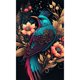 thumbnail image 1 of Kit de pintura por números DIY pájaro pintado a mano aceite arte imagen artesanía decoración (B3692) FLhrweasw Nuevo, 1 of 9
