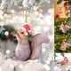 thumbnail image 2 of Colgante de ardilla, conejo, pájaro, alce, erizo, adorno de animal para árbol de Navidad, decoración para fiestas en el hogar, Año Nuevo 2025, Navidad, 2 of 5