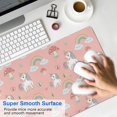 thumbnail image 4 of Long Mouse Pads for Desk,Cartoon Unicorn Rainbow Cloud Butterfly Desk Mats on Top Of Desks, Desk Mouse Pad Extra Large with 3mm Non-Slip Base and Stitched Edge for Gaming,Work,Home 31.5"x11.8", 4 of 5