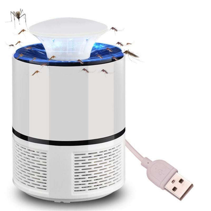 Electric Mosquito Killer Lamp USB UV Insect Fly Pest Bug Zapper Catcher Trap 