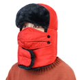 thumbnail image 2 of Gorro De Algodón Cálido Al Aire Libre,Gorro De Esquí De Invierno con Orejeras De Invierno Y Máscara A Prueba De Viento De Esquí Ciclismo A Prueba De Viento En Invierno, 2 of 4