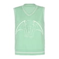 thumbnail image 2 of Okbabeha Women’s V Neck Sleeveless Animal Pattern Loose Knit Sweater Vest, 2 of 6