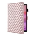 thumbnail image 2 of for Lenovo Tab One 8.7 inch/Tab K9 2025 TB-305FU Case, Rhombus Pattern Multiple Viewing Angles Stand Slim Folio Cover (Rose Gold), 2 of 6