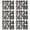 Black, variant on 6 Sheets Large Number Stickers Adhesive Numbers for Garbage Bins Trash Can