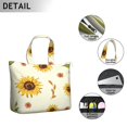 thumbnail image 3 of Rustic Farmhouse Sunflower Bag Golden Floral Weekender Duffel, Lightweight, , for Autumn Getaways, 3 of 5