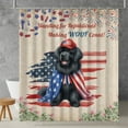 thumbnail image 2 of Republican Newfoundland Making Woof Count Election 2024 Shower Curtain Newfie Dog Lover Gifts Waterproof Bathroom Bathtub Curtain - 01002, 2 of 5