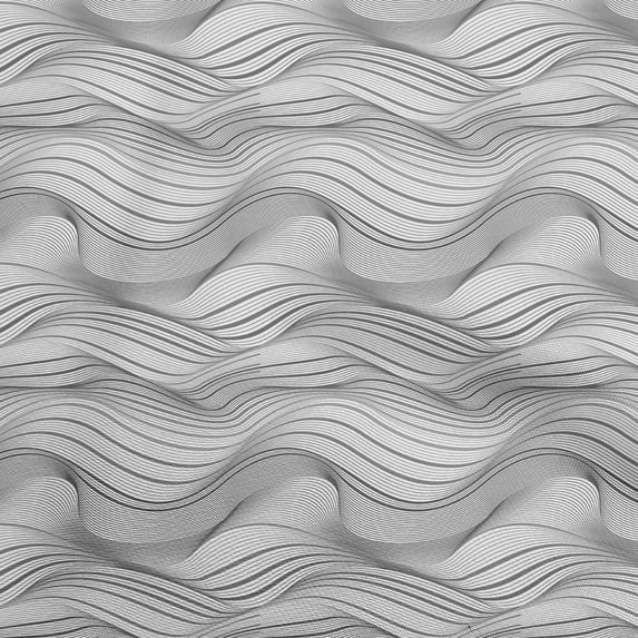 oneOone Viscose Jersey Gray Fabric Abstract Stripe Sewing Material Print Fabric By The Yard 60 Inch Wide