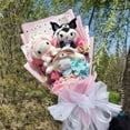 thumbnail image 5 of Christmas Gifts Cartoon Sanrio Plush Bouquet My Melody Kuromi Cinnamoroll Kt Cat Plush Doll Toy  Valentine Graduation Gifts, 5 of 10