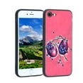 thumbnail image 1 of Compatible with iPhone SE 2020 Phone Case, plum-berries-360 Case Silicone Protective for Teen Girl Boy Case for iPhone SE 2020, 1 of 1