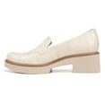 thumbnail image 4 of YDN Women Round Toe Platform Loafers Slip On Low Chunky Block Heels Comfortable Daily Work Pumps Shoes Size 8 Beige, 4 of 4