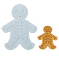 thumbnail image 6 of Skull Gingerbread Man Cookie Mold Cookie Maker 3D Cookie Cake Mold, 6 of 6