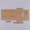 thumbnail image 3 of AMLESO 4Pcs / set Leather Craft Acrylic Stencil Template Wallet Purse HandBag Pattern, 3 of 8