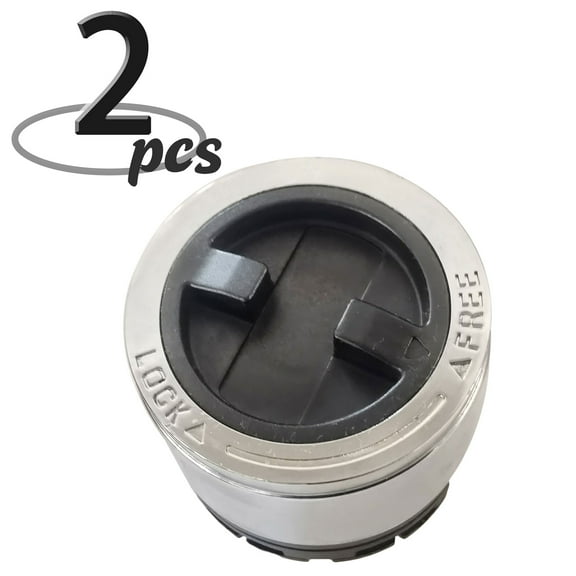 2PCs Manual Locking Hub For 1998-2000 Ford Ranger For 2001-2008 Mazda B3000 Replace for 15001.7 15001.70 1500170 2.3L L4 GAS DOHC 3.0L 4.0L V6 GAS OHV